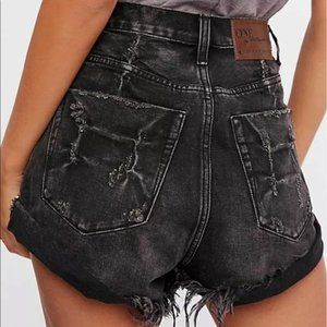 One teaspoon double bass bandit mid waist shorts